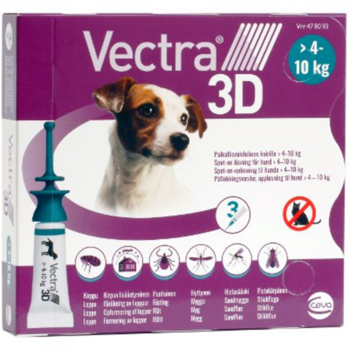 Vectra 3D paikallisvaleluliuos 3 x 1.6 ml