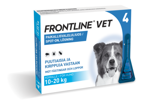 Frontline vet paikallisvaleluliuos 100 mg/ml 4 x 1.34 ml