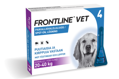 Frontline vet paikallisvaleluliuos 100 mg/ml 4 x 2.68 ml