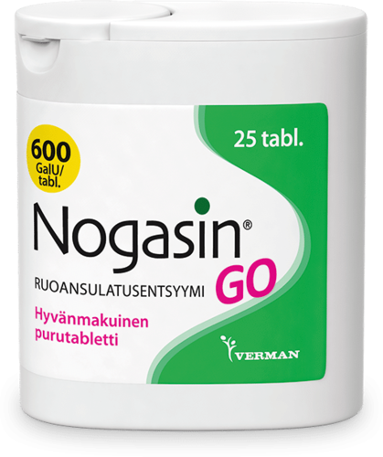 NOGASIN GO Purutabletit 50 tablettia