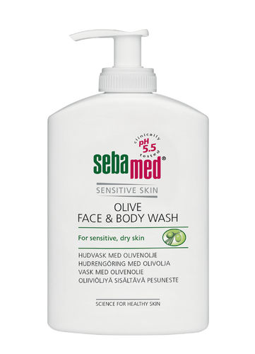SEBAMED Olive Face & Body pesuneste 1000 ml täyttöpussi