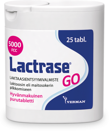 LACTRASE GO Purutabletit 50 tablettia
