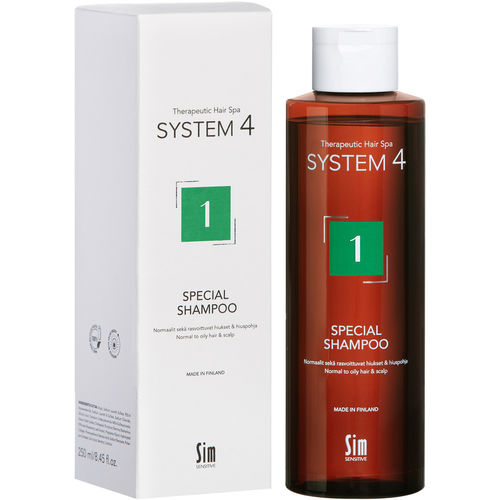 SYSTEM4 1 Special Shampoo rasvoittuville hiuksille