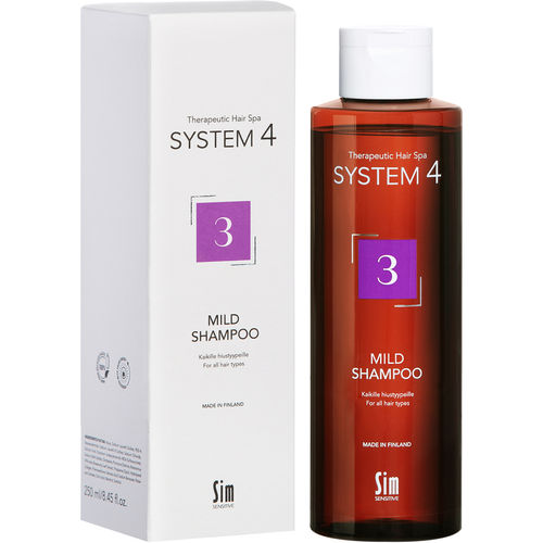 SYSTEM4 3 Mild Shampoo hellävarainen, eri kokoja