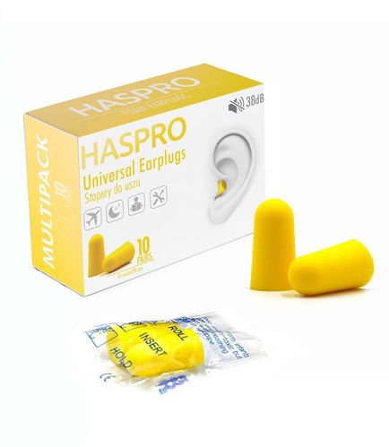 HASPRO Universal korvatulpat keltainen, eri kokoja