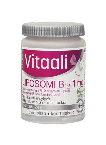 Vitaali Liposomi B12 1 mg 60 kaps