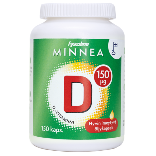 MINNEA D-vitamiini 150 mikrogram 150kaps