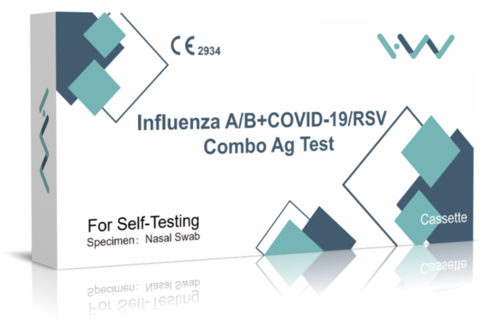 Yhdistelmätesti H&W Influenza A/B+COVID-19/RSV 1kpl