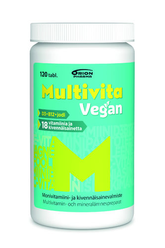 Multivita Vegan monivitam. 120 tabl