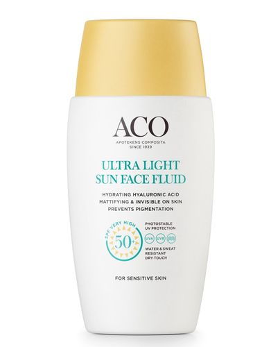 ACO Sun Ultra Light Face Fluid SPF30 40ml
