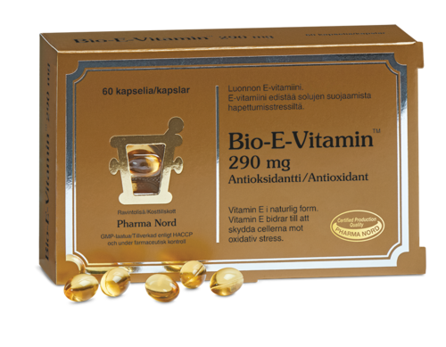 Bio-E Vitamiini 290 mg 60kaps