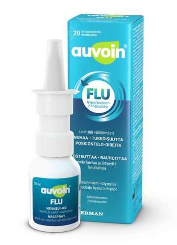 AUVOIN FLU nenäsuihke nenän tukkoisuuteen 20 ml